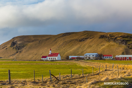 Typisches Dörfchen an der Südküste von Island