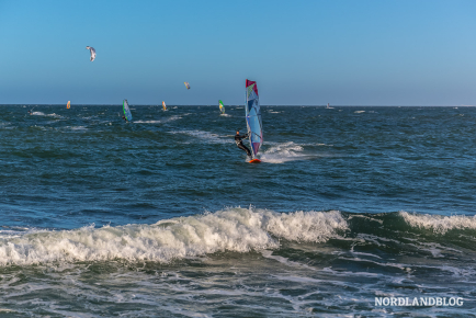 Windsurfer auf der Nordsee