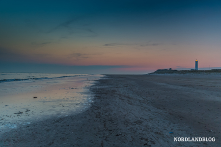 Diese Farben am Horizont findet man in dieser Form nur im Norden (Strand von Blavand)