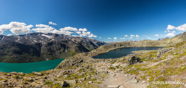 Der kleine Besseggengrat - so wird diese Stelle auf der Tour über den Besseggen genannt