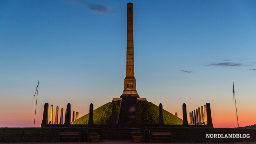 Das norwegische Reichsdenkmal Haraldshaugen in Haugesund