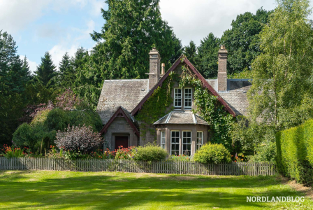 In den Gärten von Schloss Glamis