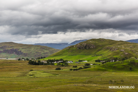 Im Nordwesten von Schottland ist das Grün noch einmal grüner.... (unweit von Ullapool)