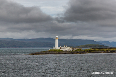 "Lismore Lighthouse" auf der Fähre zur Isle of Mull aufgenommen