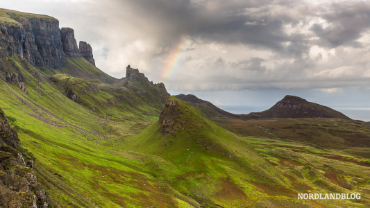 Am "Quiraing" ändert sich das Wetter oft von Minute zu Minute und zaubert herrliche Motive