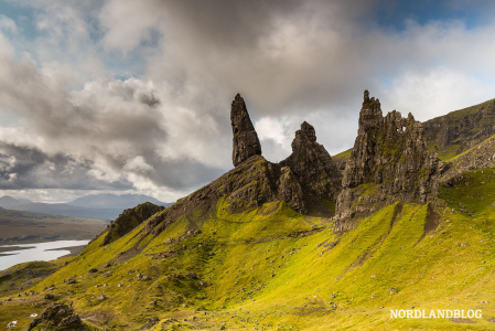 "Old Man of Store" - so heißt die 48 Meter hohe Felsnadel auf der Isle of Skye