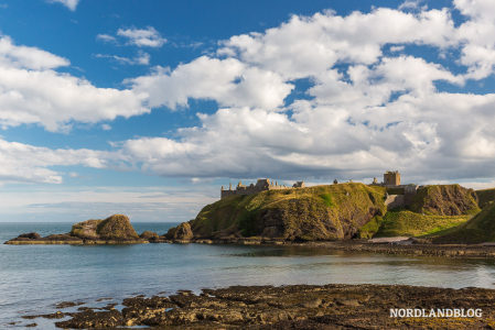 Dunnottar Castle, die populäre Burgruine in Aberdeenshire