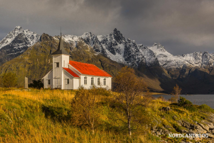Die Kirche von Sildpollneset (Lofoten)