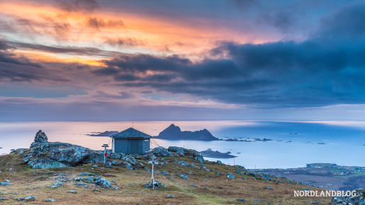 Blick vom Veten bei Steine (Langøya / Vesterålen)