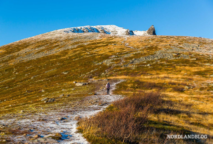 Aufstieg zum Husfjellet (Insel Senja)