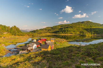 Die paradiesisch gelegene Alm Holsete oberhalb vom Hardangerfjord