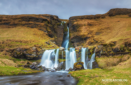 Der Gluggafoss im Süden der Insel ist noch ein Geheimtipp
