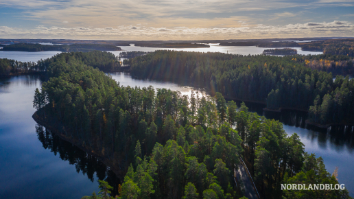Landschaftsschutzgebiet Punkaharju in Karelien (Ostfinnland)