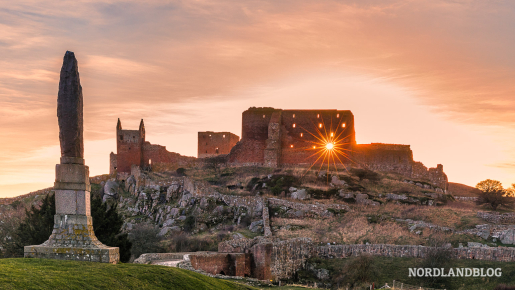 Festung Hammershus am Nordkap auf Bornholm
