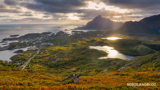 Wanderung auf den Tjeldbergtind in Svolvær