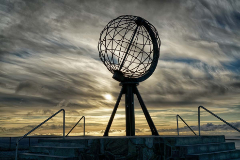 Am 08.09.2018 ganz allein am Nordkap