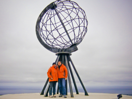 Unser spontaner 2. Besuch am Nordkap im Jahr 2012 im Rahmen der S/FIN/NOR Tour mit dem Wohnmobil.
