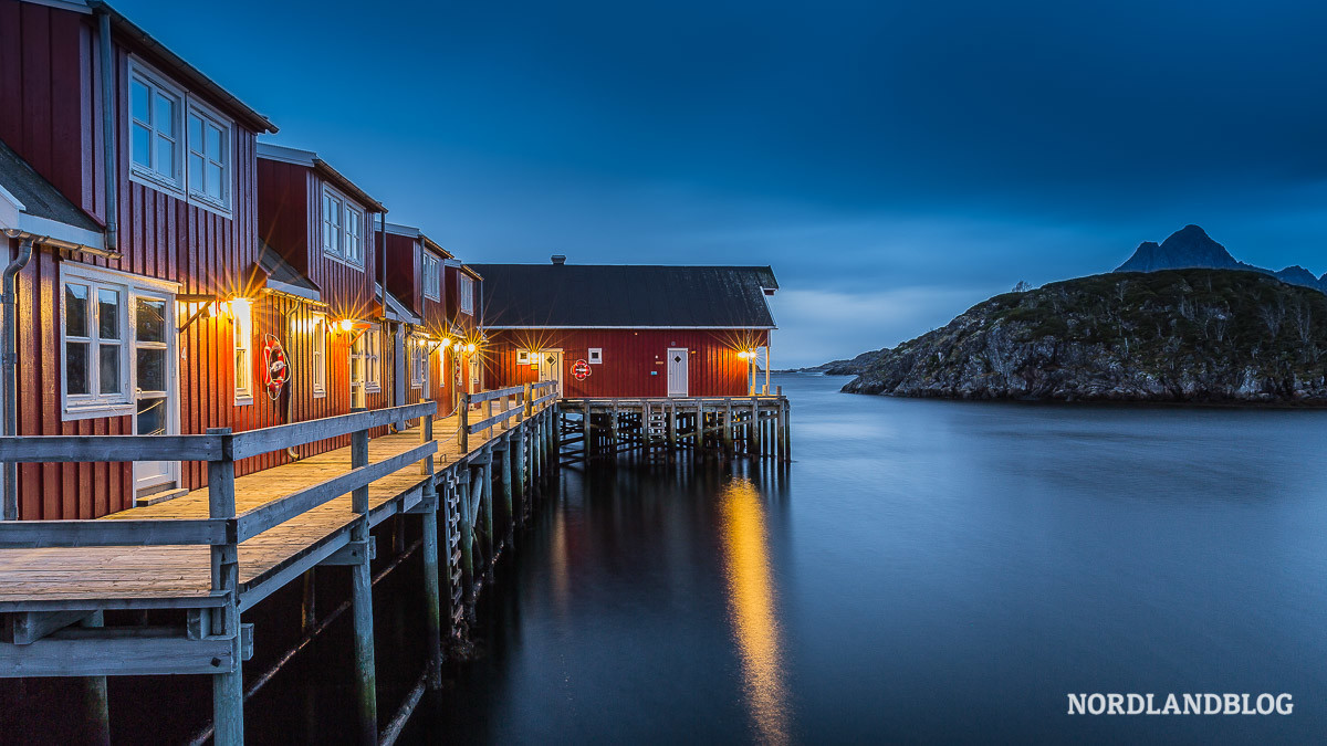Übernachten in Norwegen - in den Rorbuern - alten Fischerhütten in Norwegen
