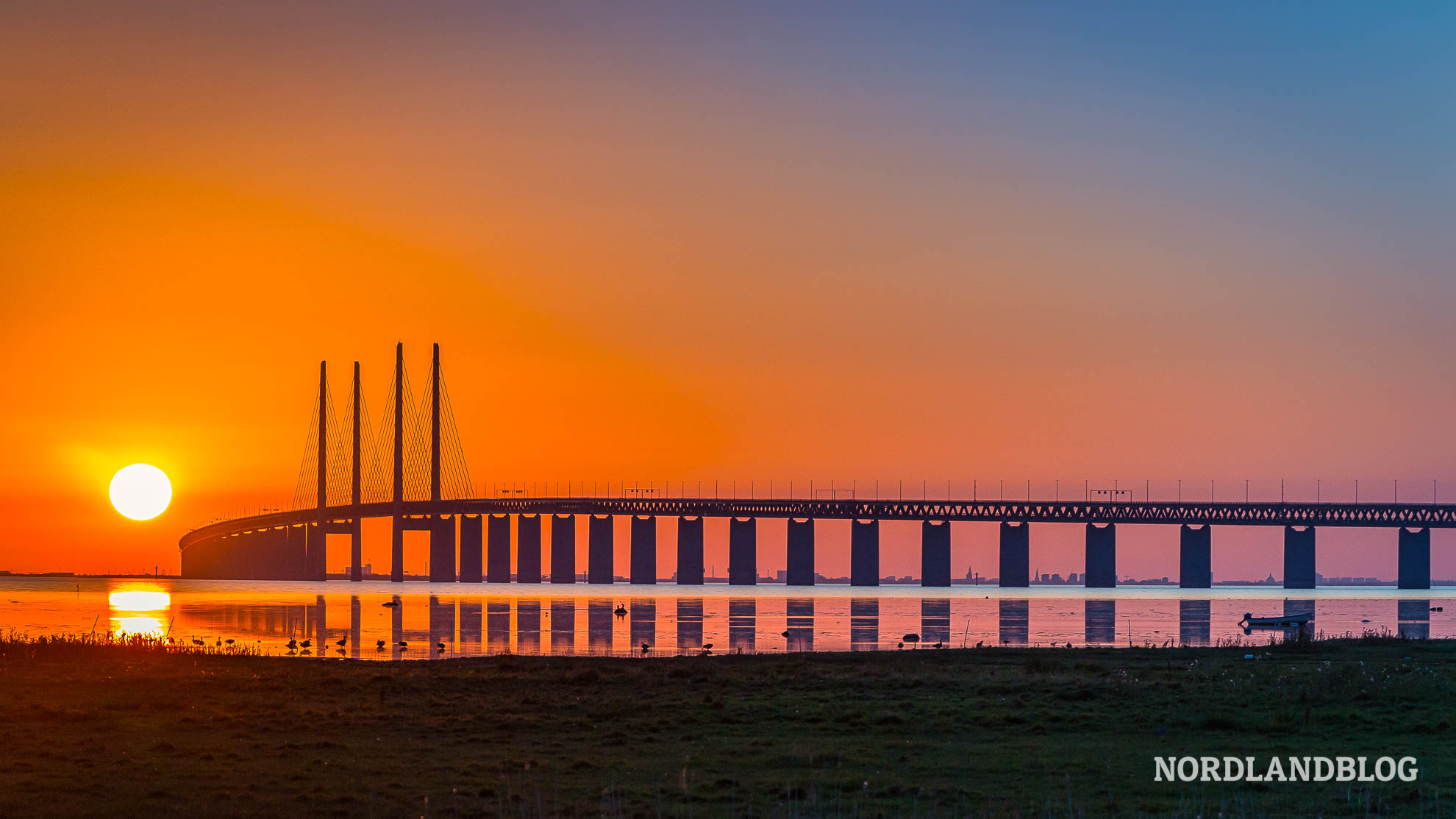 Öresundbrücke Dänemark Schweden Anreise mit dem Kastenwagen für unsere Rundreise