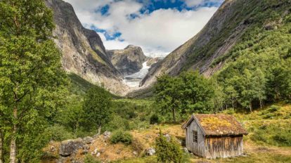 Titelbild Beitrag Wanderung zum Brenndalsbreen (Oldendalen - Norwegen - Nordfjord) Nordlandblog