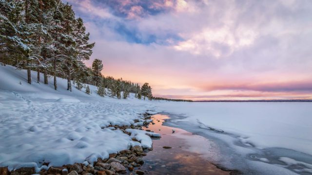 Titelbild Winterwonderland-Tour Norwegen im Winter mit dem Kastenwagen Femundsmarka