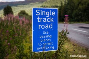 Single Track Road in Schottland