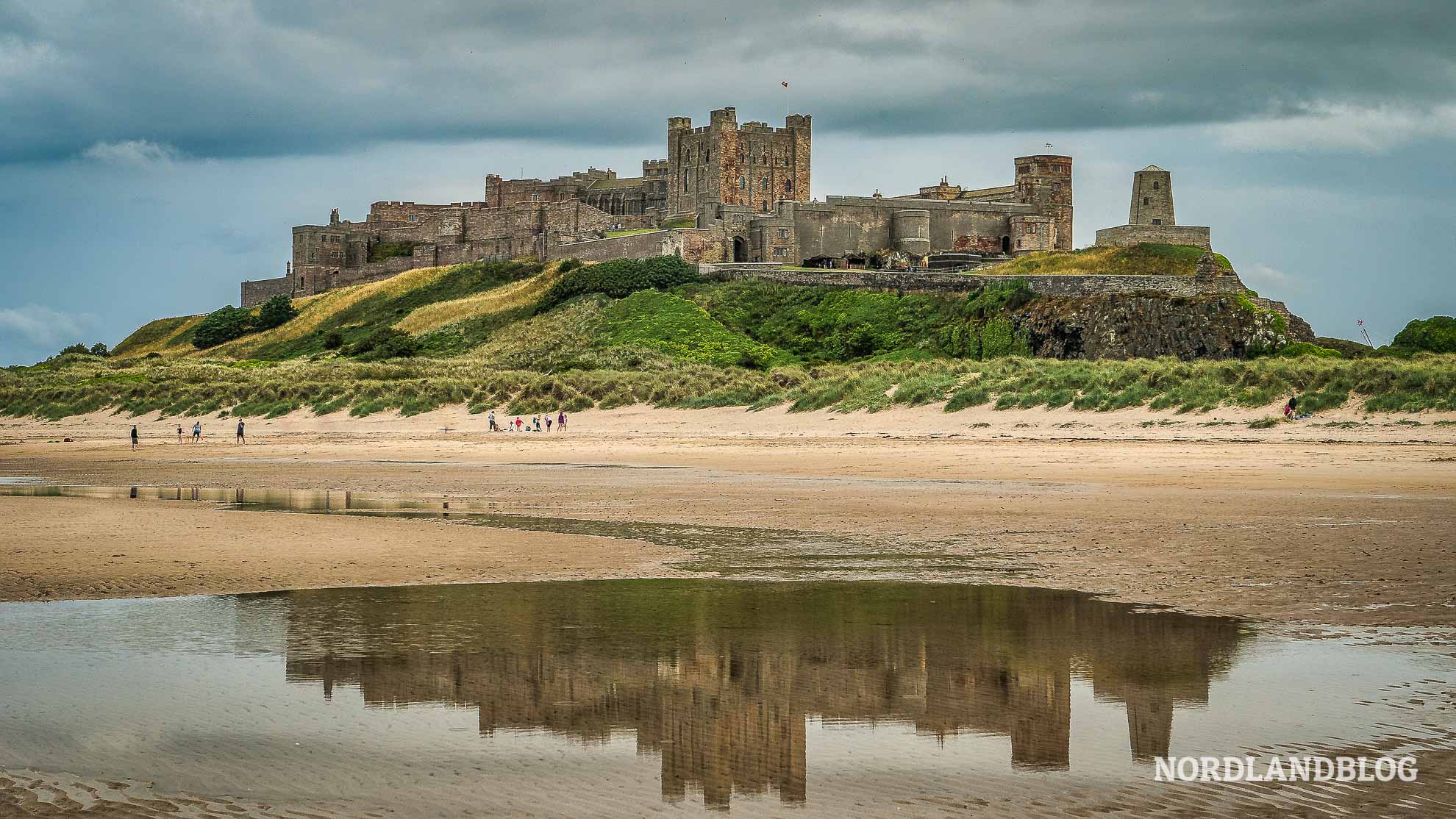 Bamburgh Castle - Drehort für den Film Robin Hood an der englischen Küste (Nordlandblog)