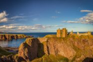 Dunnottar Castle in Schottland an der Ostküste auf unserem Kastenwagen-Roadtrip