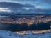Skyline Panorama von Tromsö im Norden von Norwegen