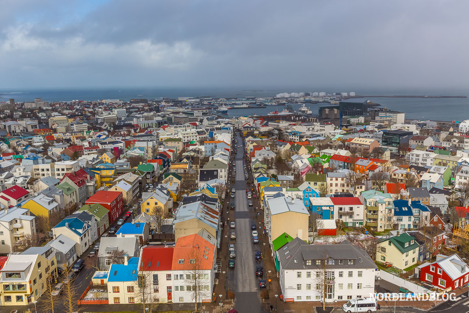Anreise nach Island - Blick auf Reykjavik