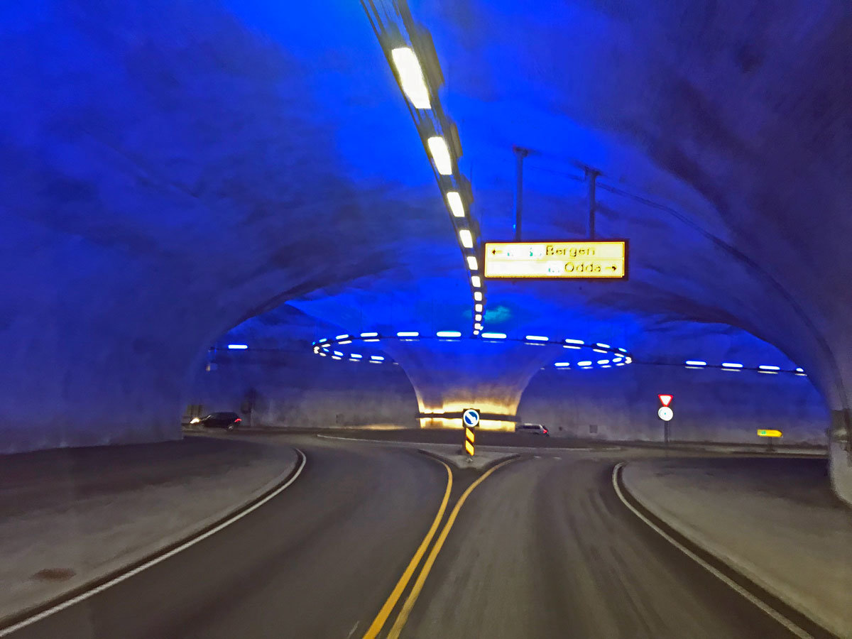 Tunnel unter dem Meer - mit dem Auto oder Wohnmobil in Norwegen