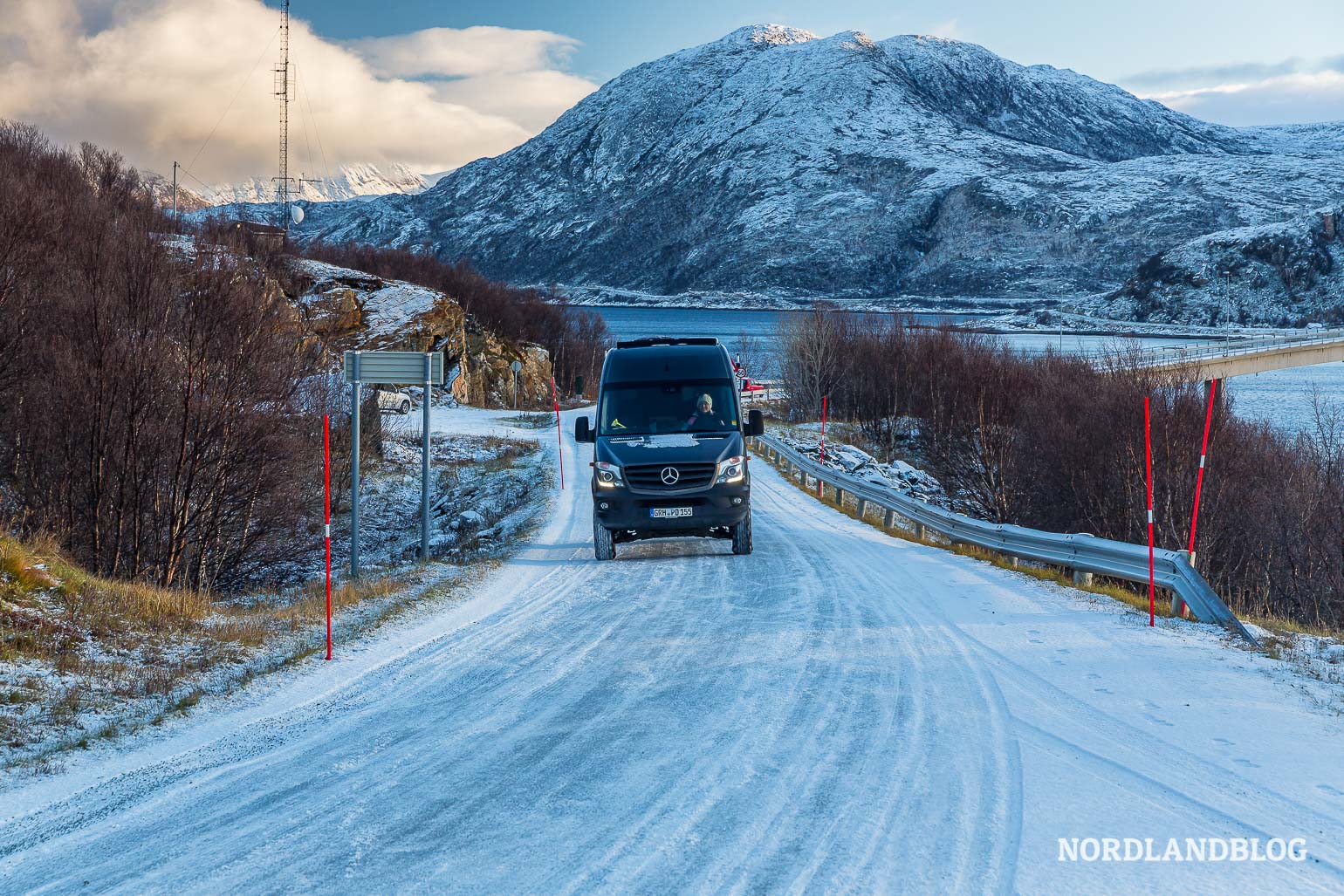 Mit dem Kastenwagen beim Wintercamping in Norwegen