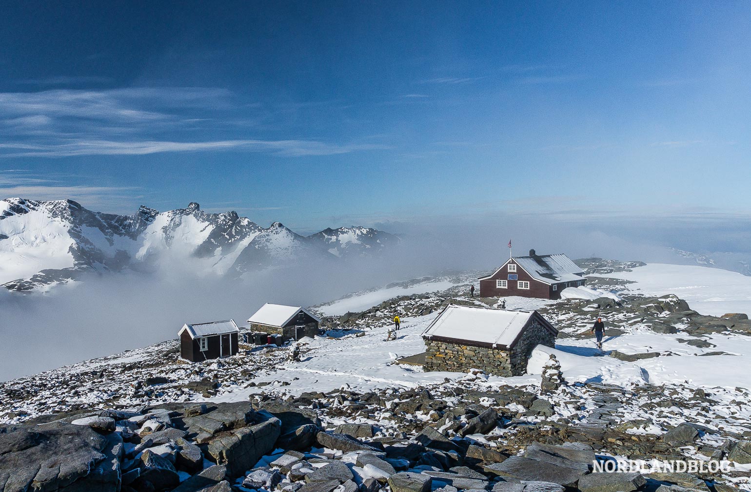 Gipfeltour Fanaraken Hütte Norwegen