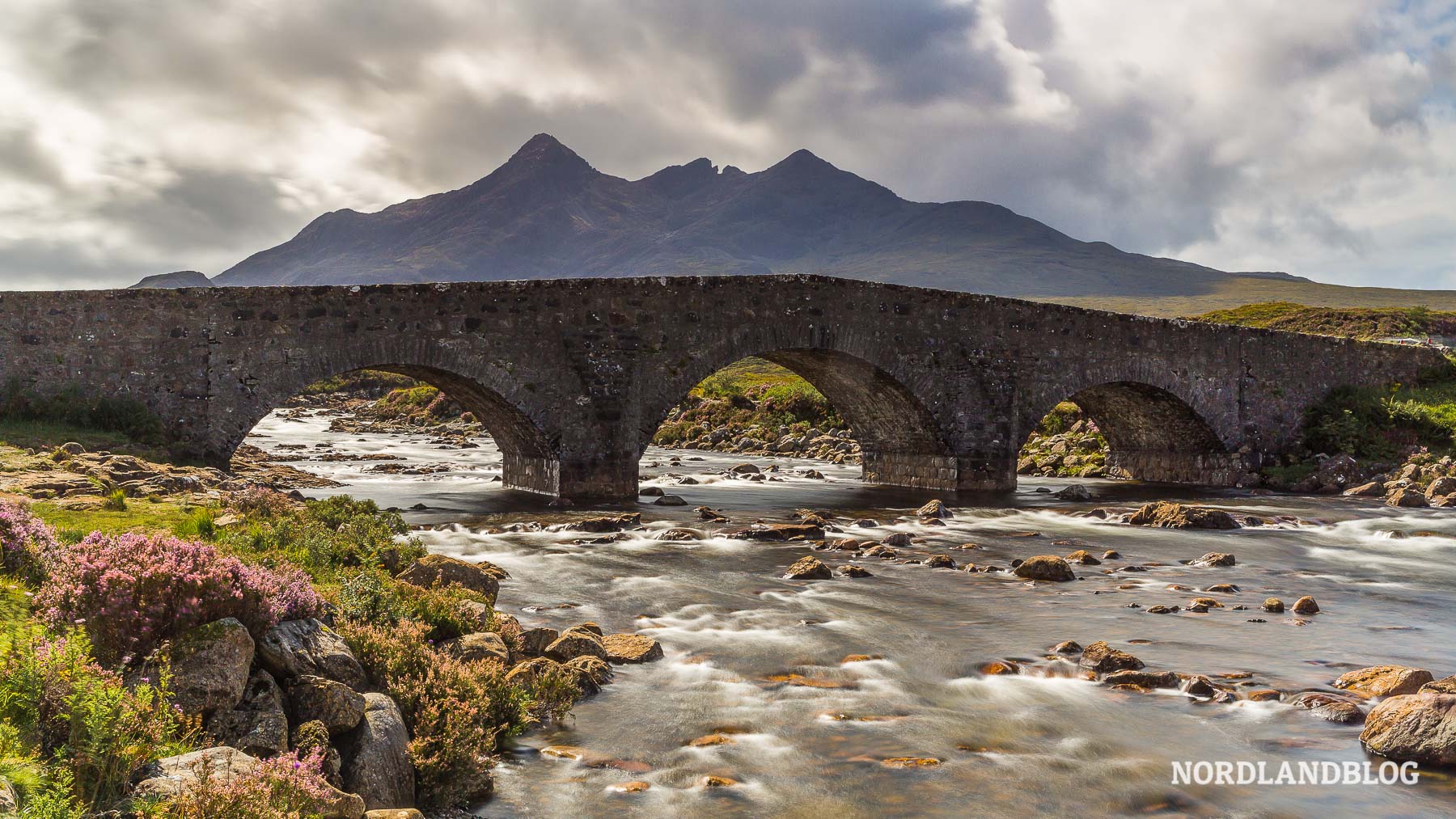 Brücke von Sligachan auf der Isle of Skye