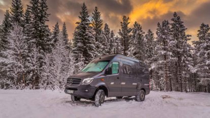 Titelbild Ratgeber Wintercamping in Norwegen mit dem Kastenwagen (Nordlandblog)