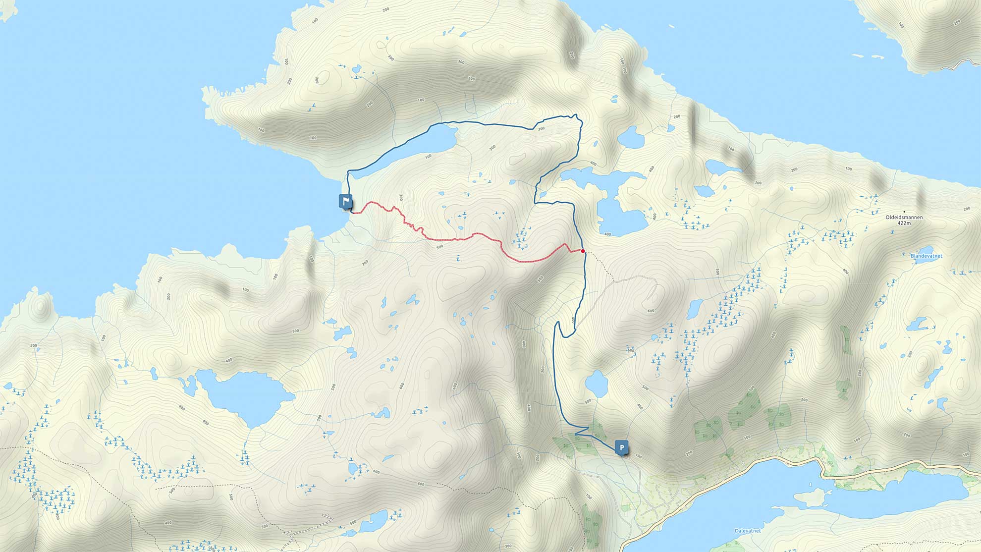Wanderung-zur-Bucht-Vetvika-bei-Bremanger-Fjordnorwegen