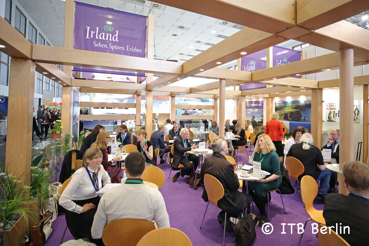 Stand von Irland auf der Branchenmesse Internationale Tourismusbörse / ITB in Berlin