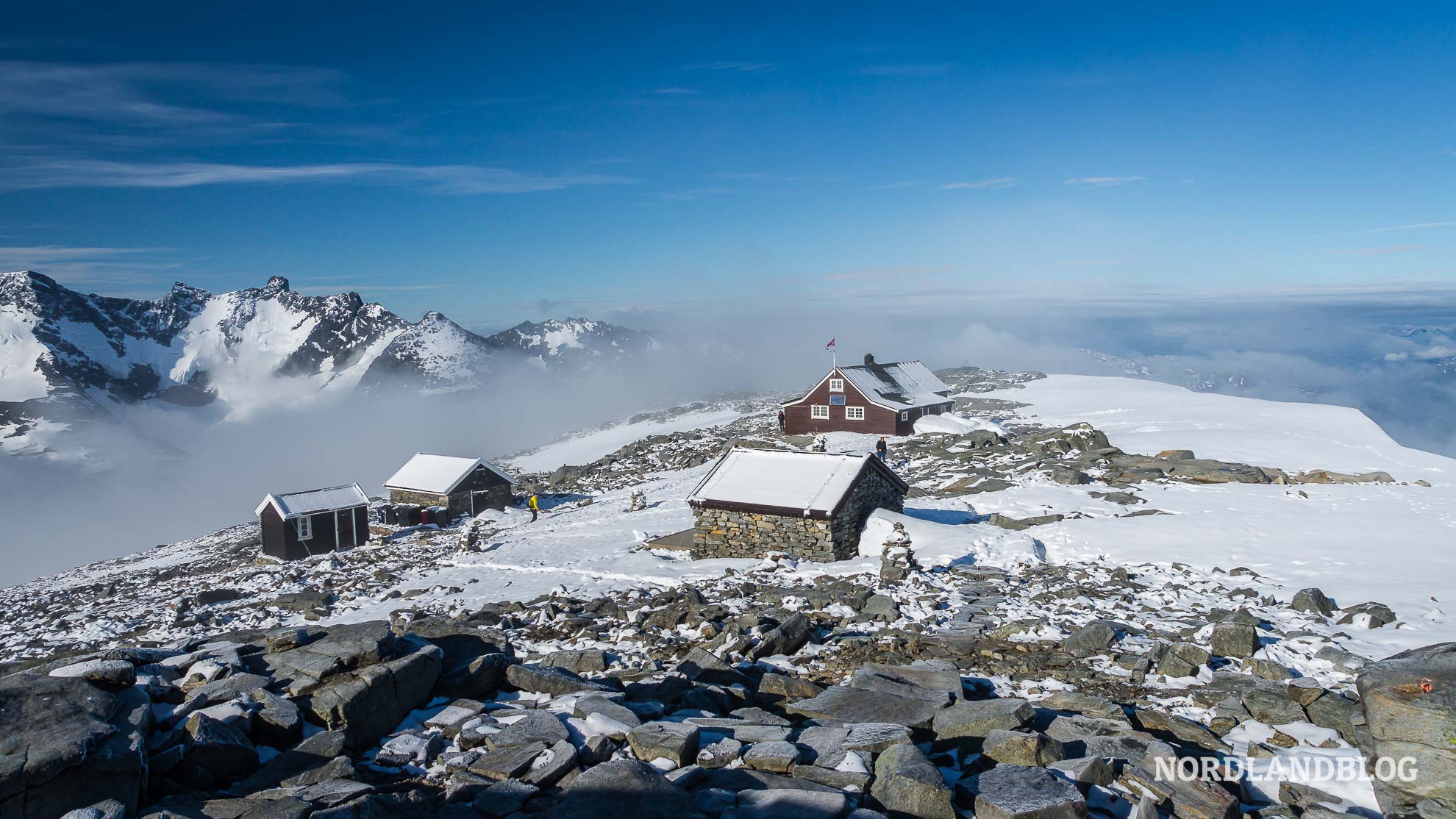 DNT Hütte auf dem Fanaraken im Jotunheimen - Übernachten in Norwegen (Nordlandblog)