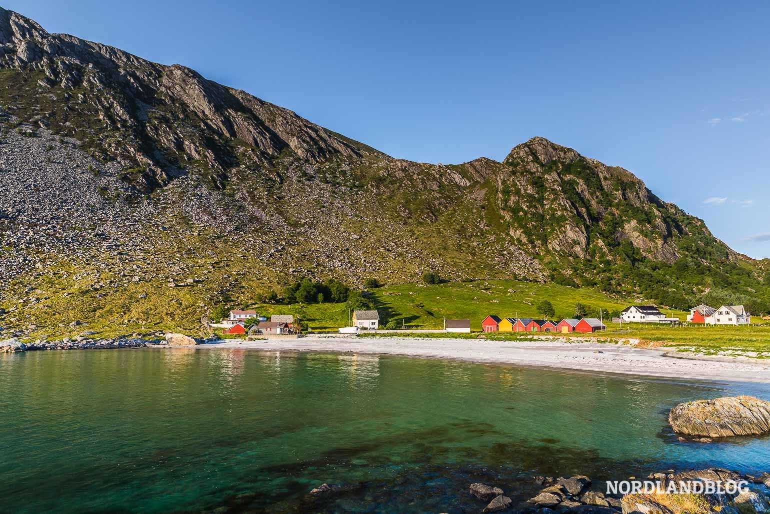 Grotlesanden Strand in Bremanger Norwegen