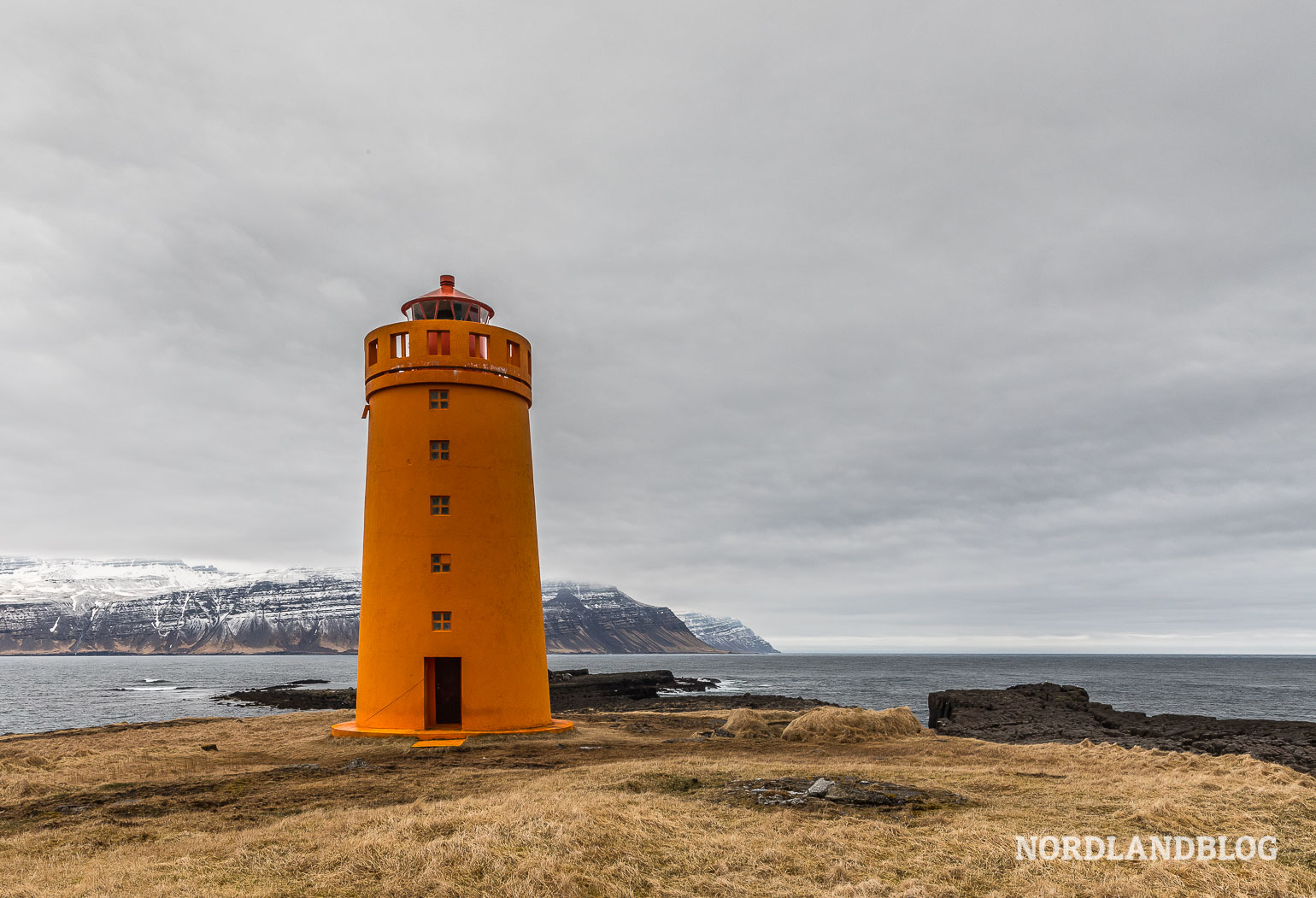 Leuchtturm im Osten von Island