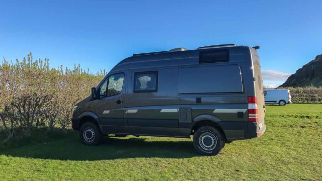 Wohnmobil Stellplatz Campingplatz Seljalandsfoss Island