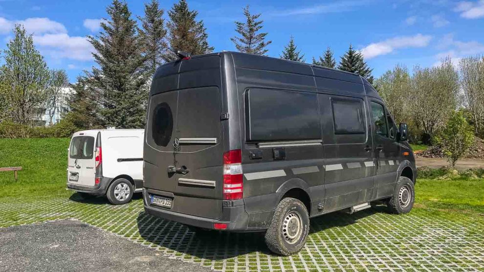 Wohnmobil Kastenwagen Stellplatz Island Reykjavik