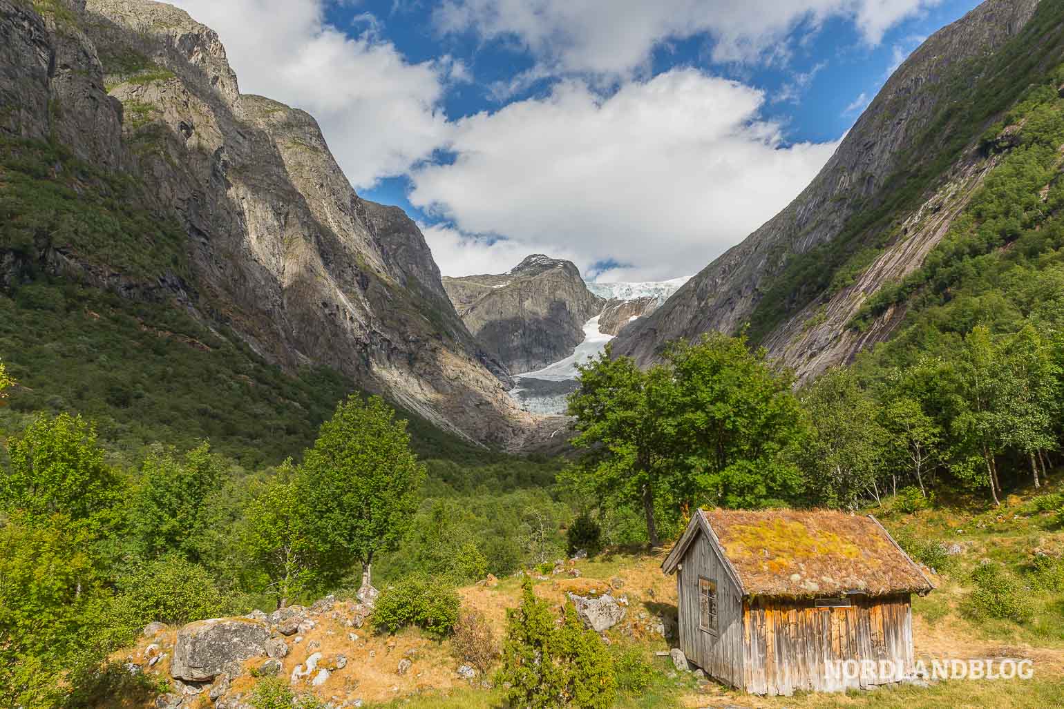Wanderung zum Brenndalsbreen (Norwegen)