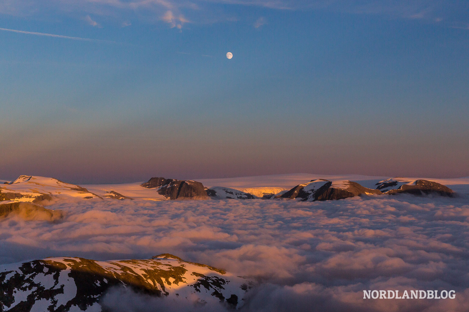 Blick vom Gipfel des Skala in Norwegen (Nordlandblog)
