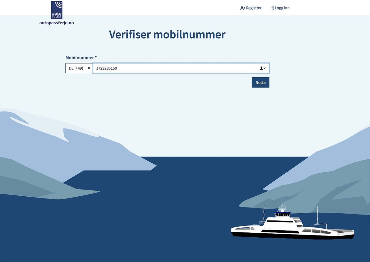 Detaillierte Anleitung: Bestellung deiner AutoPass Ferjekort für Norwegen Detaillierte Anleitung: Bestellung deiner AutoPass Ferjekort für Norwegen - Verkehr Norwegen, Tipps, Spartipps, Ratgeber, Perfekte Reise, Ferjekort, Fährverbindung, Fähre, AutoPass, Anleitung - norwegen-ratgeber - Die ultimative Anleitung mit allen Details, Screenshots aus dem Bestellprozess und allen wichtigen Informationen für deine Bestellung