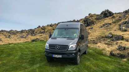 Campingplatz Stellplatz Hellisandur Island Kastenwagen Nordlandblog