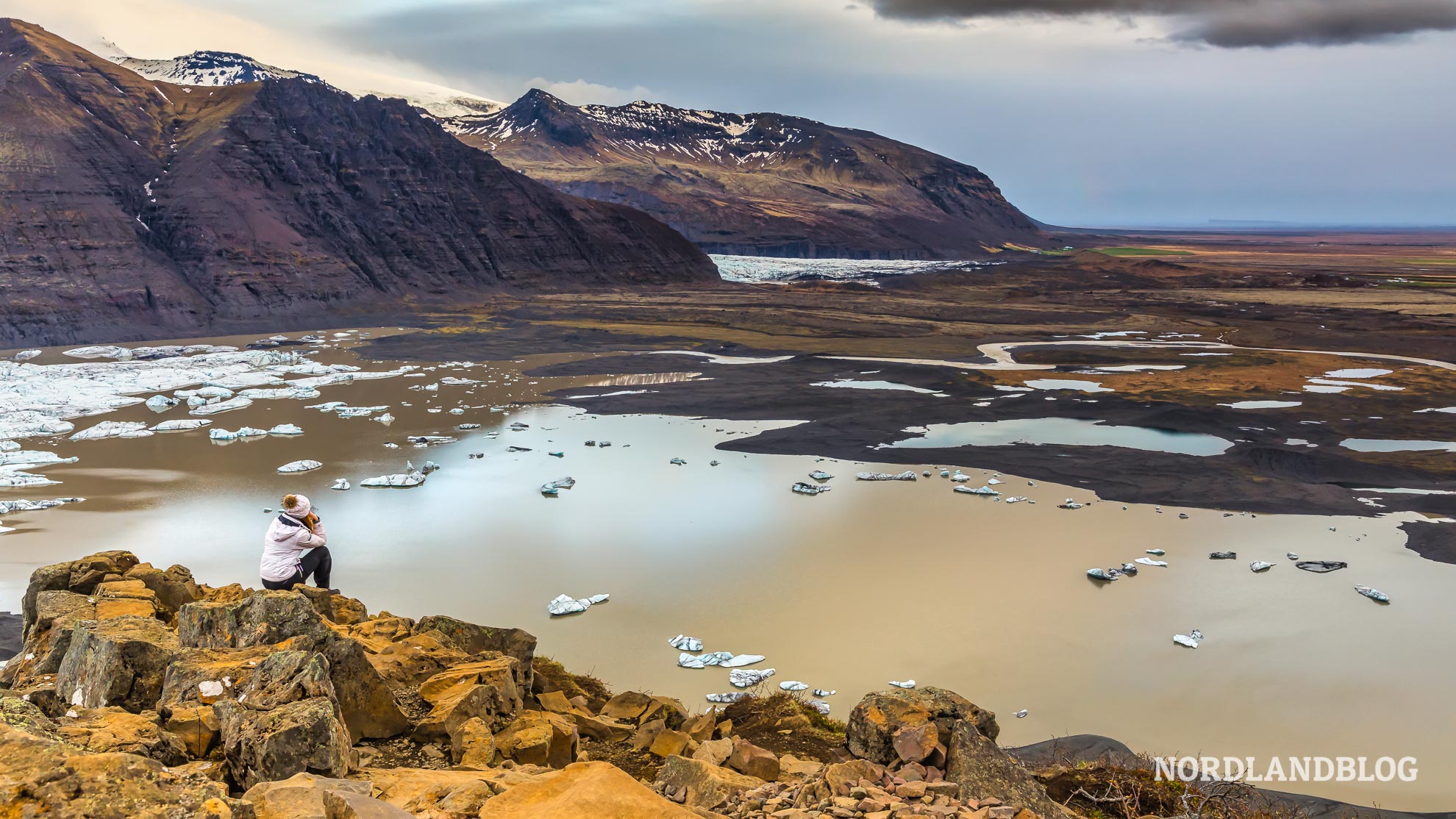 Skaftafell Aussicht Gletscherlagune Kastenwagen Rundreise Island