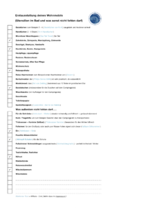 PDF Einkaufsliste: Die erste Ausstattung für unseren Kastenwagen für Bad und Reinigung