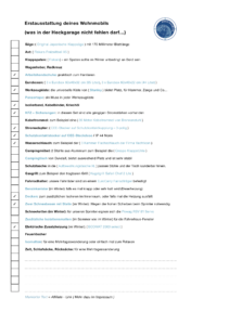 PDF Einkaufsliste Erstausstattung Kastenwagen und Wohnmobil