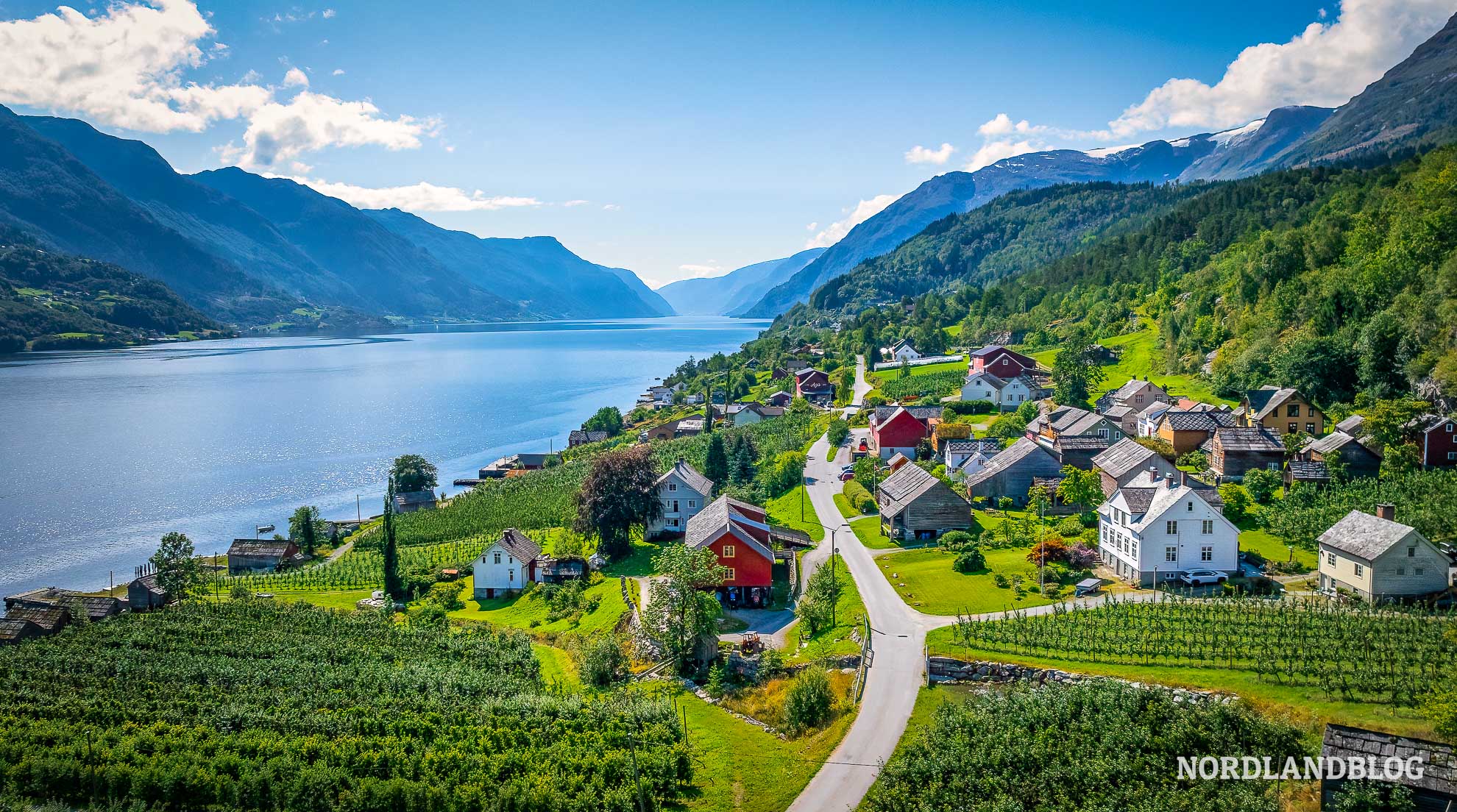 Dorf Hardangerfjord Fjordnorwege
